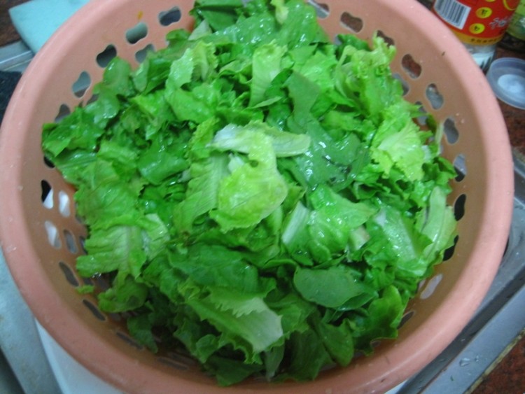 肉片生菜步骤3