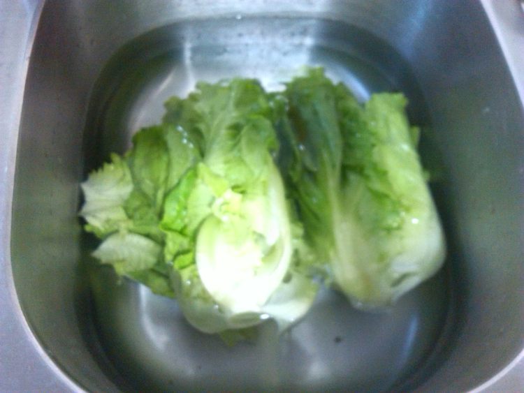 生菜罐头豉步骤1