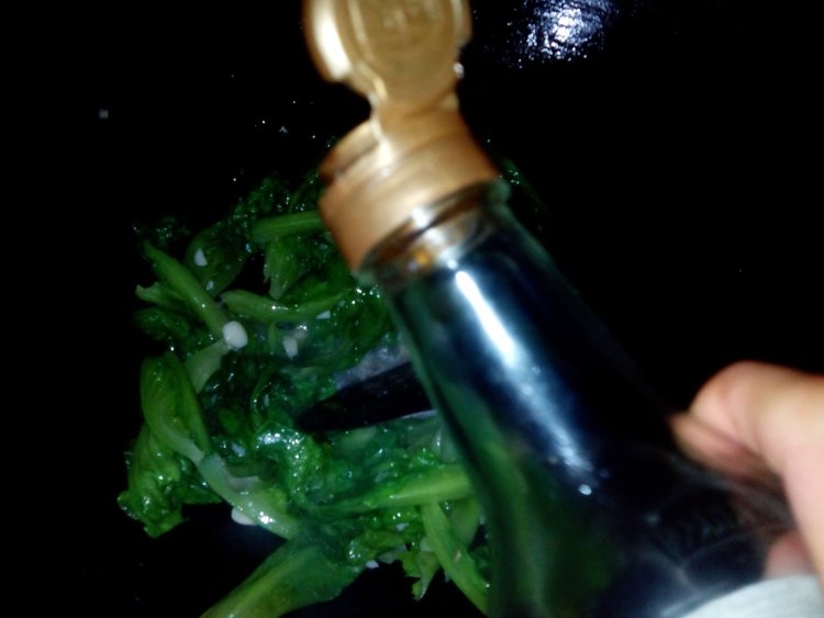 生菜炒肉片步骤7