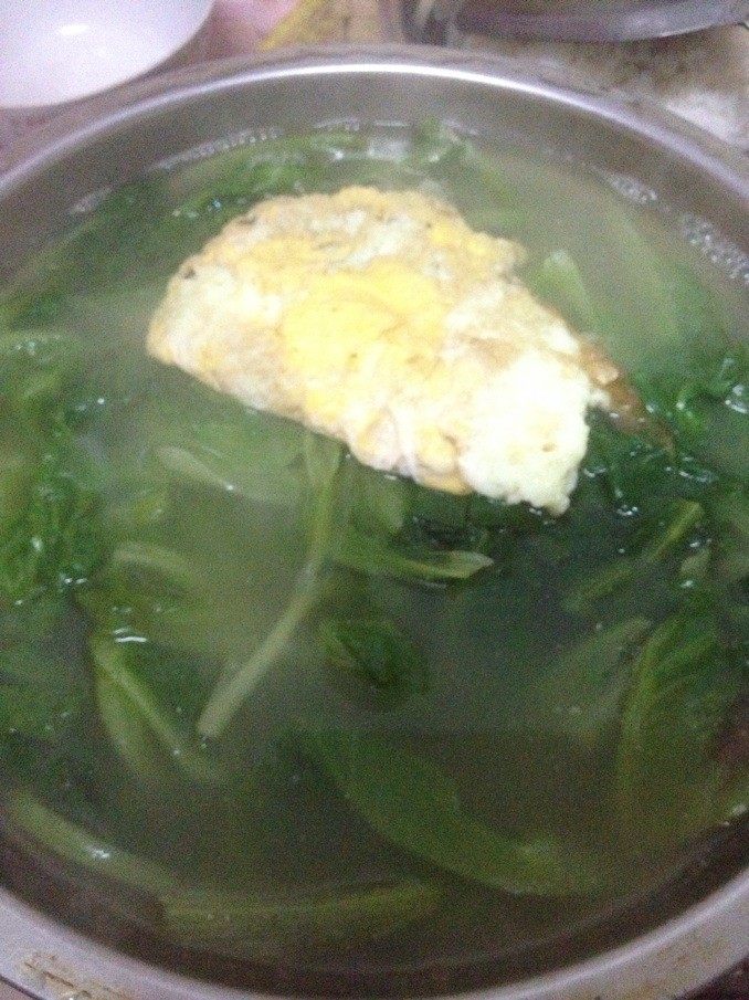 鸡蛋生菜汤步骤6
