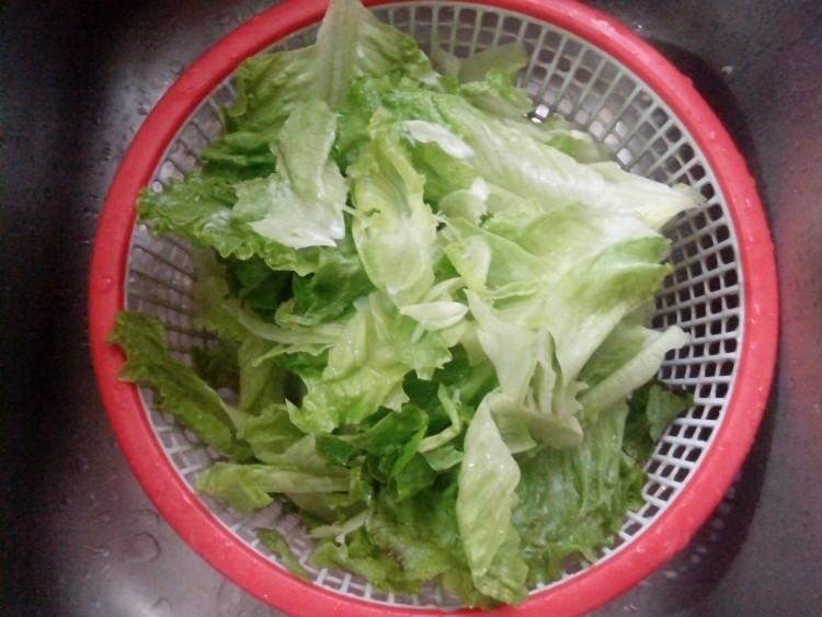 冬菇生菜步骤3