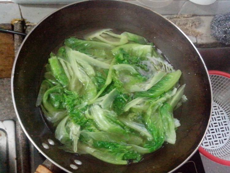 冬菇生菜步骤7