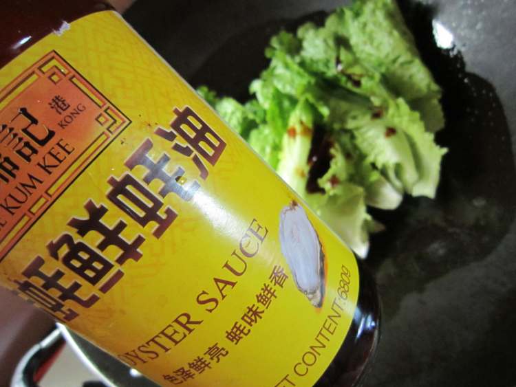 蒜爆生菜步骤7