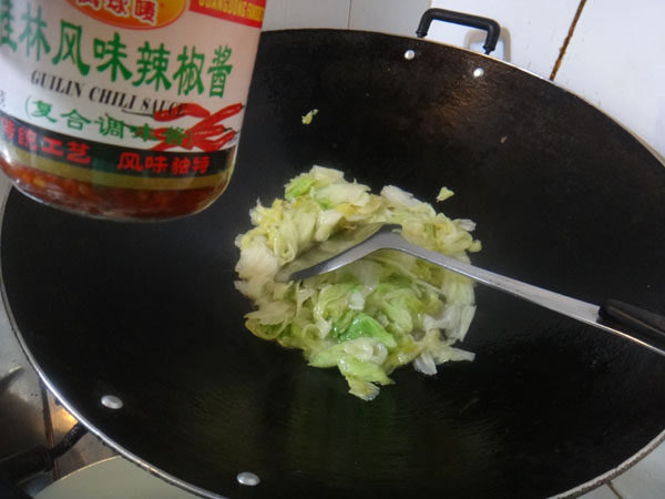 蚝油焖唐生菜步骤5