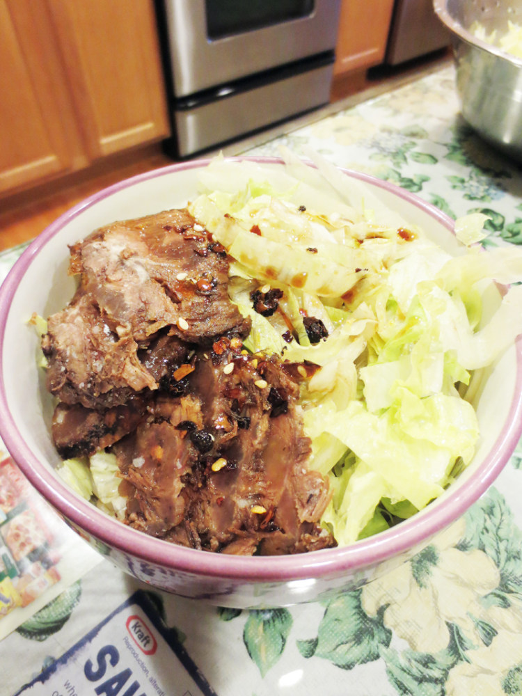 香辣牛肉凉面步骤6