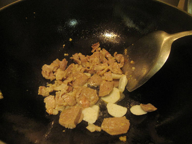 肉丸肉片烩生菜步骤9