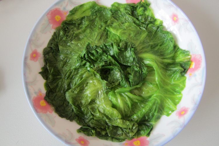 木耳扒生菜步骤3