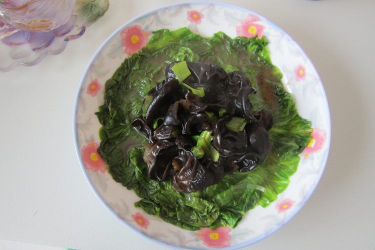 木耳扒生菜步骤8