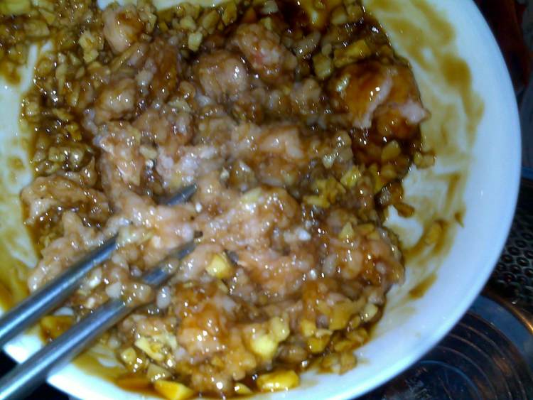 蚝油土豆肉丸子步骤4