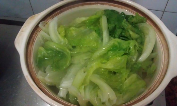 豉香蒜油淋生菜步骤6