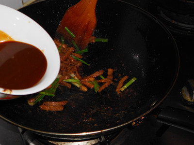 生菜酱香肉丝步骤10