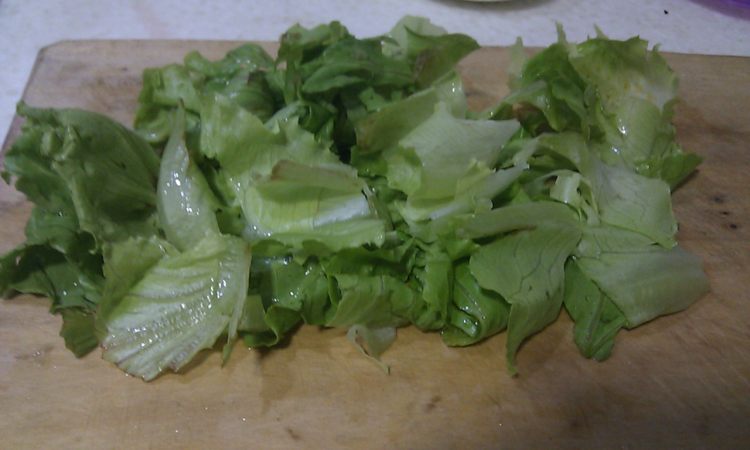 生菜炒虾糕步骤2