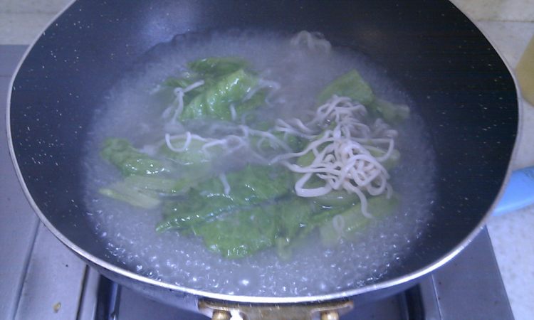 生菜混沌面步骤5