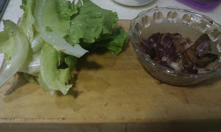 生菜炒肘子步骤1
