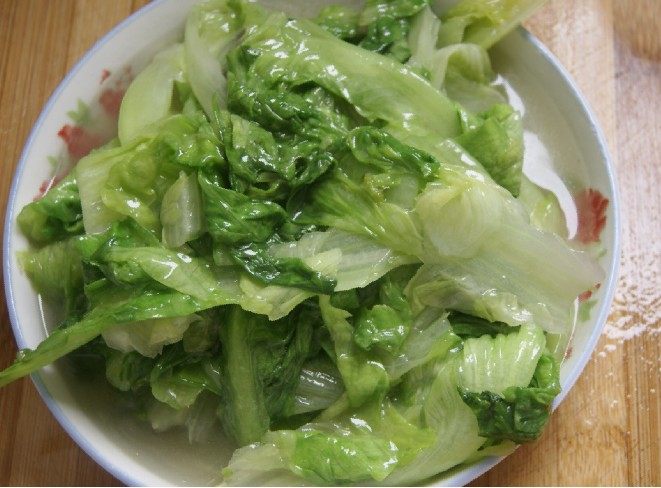 小炒生菜步骤7