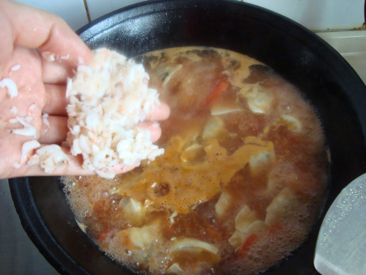 番茄煮馄饨步骤8