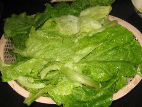 蒜味蚝油生菜步骤1