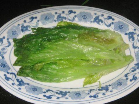 蒜味蚝油生菜步骤3