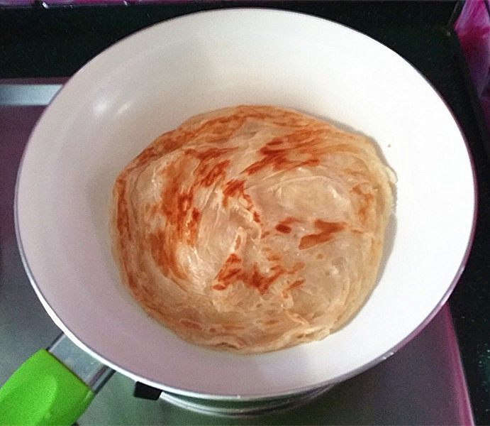 手抓饼#非转基因金龙步骤6