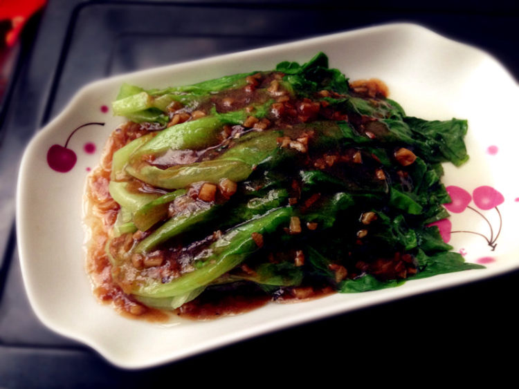 鲜嫩可口的蚝油炒生菜步骤11