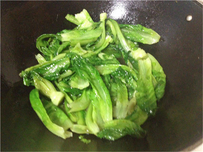 油焗生菜步骤4