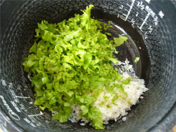 生菜大米粥步骤4