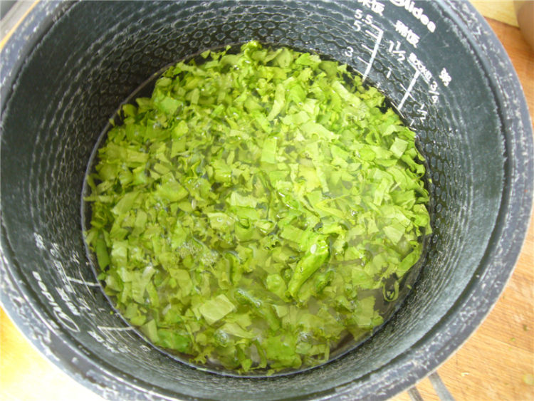生菜大米粥步骤5