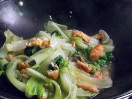 豆卜煮生菜步骤7