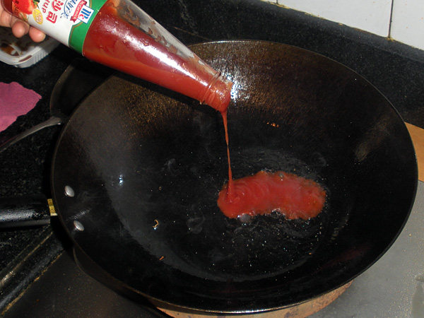 番茄沙司炒生菜步骤6