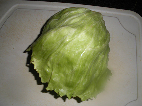 蚝油黄瓜生菜步骤2