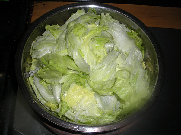 蚝油黄瓜生菜步骤3