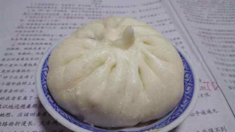 山药紫薯包步骤7