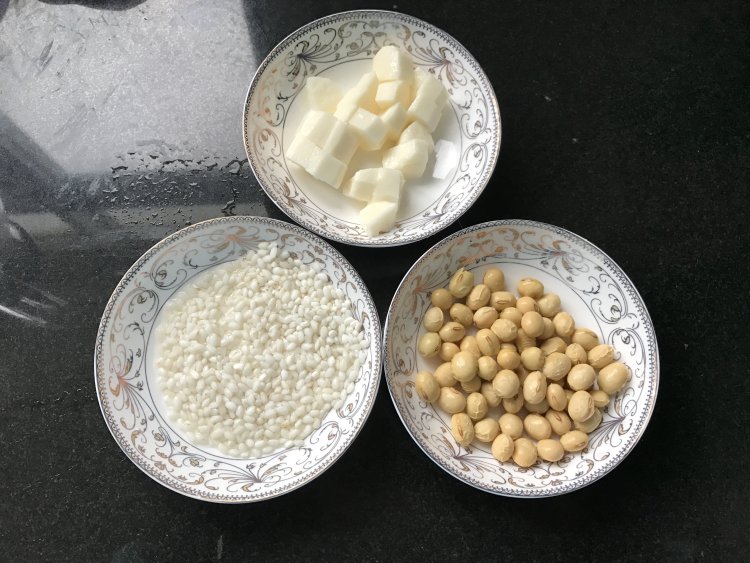 糯米山药豆浆步骤2