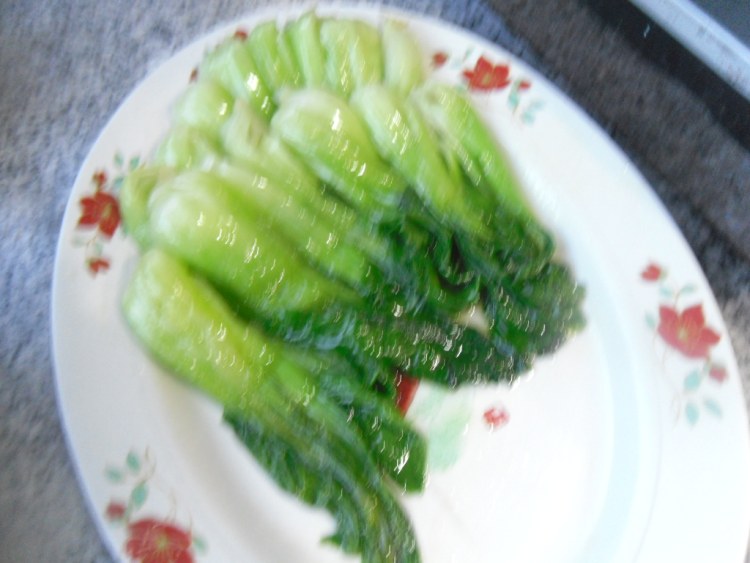 香菇山药扒油菜步骤6