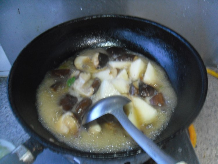 香菇山药扒油菜步骤10