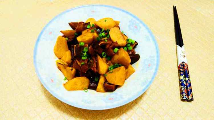 香菇烧山药步骤14