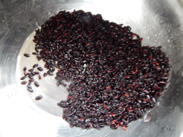 山药黑米糊步骤3