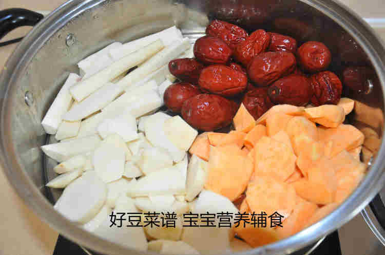山药豆沙月饼步骤4