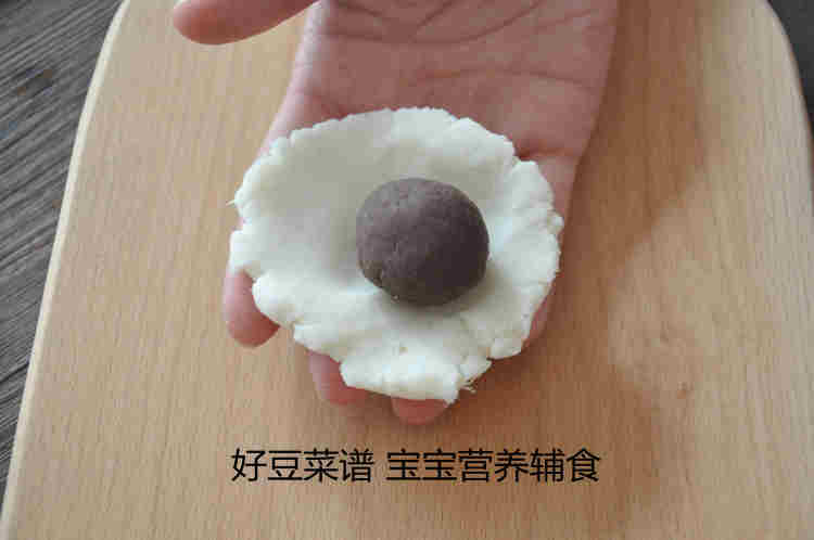 山药豆沙月饼步骤17