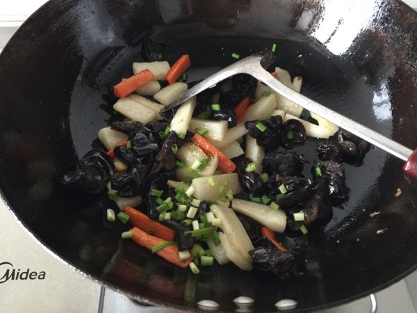 山药炒黑木耳#新鲜从步骤8