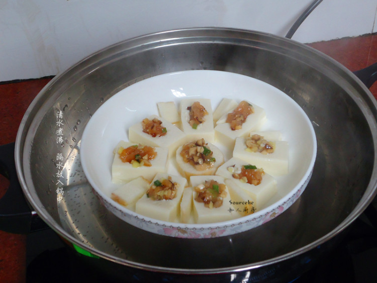 蒸豆腐步骤6
