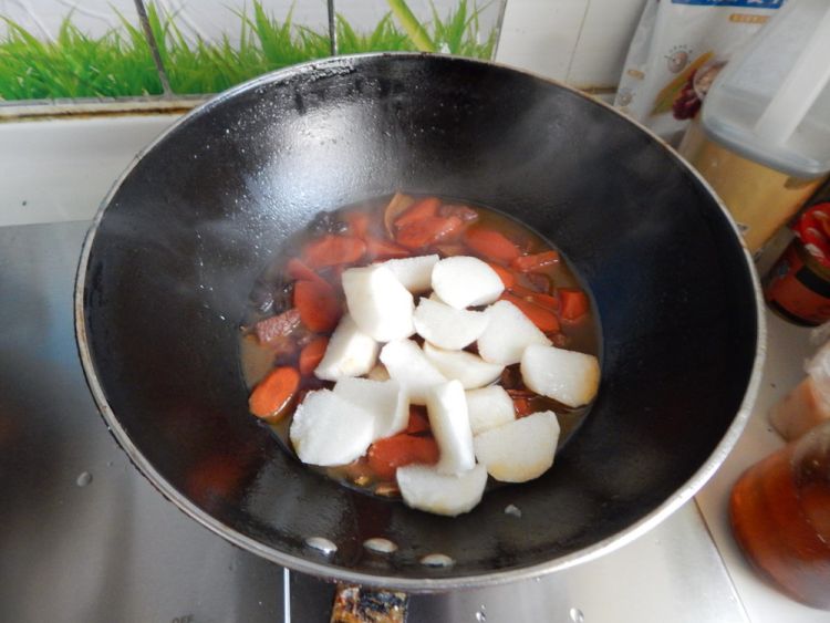 胡萝卜山炖烧牛肉步骤14