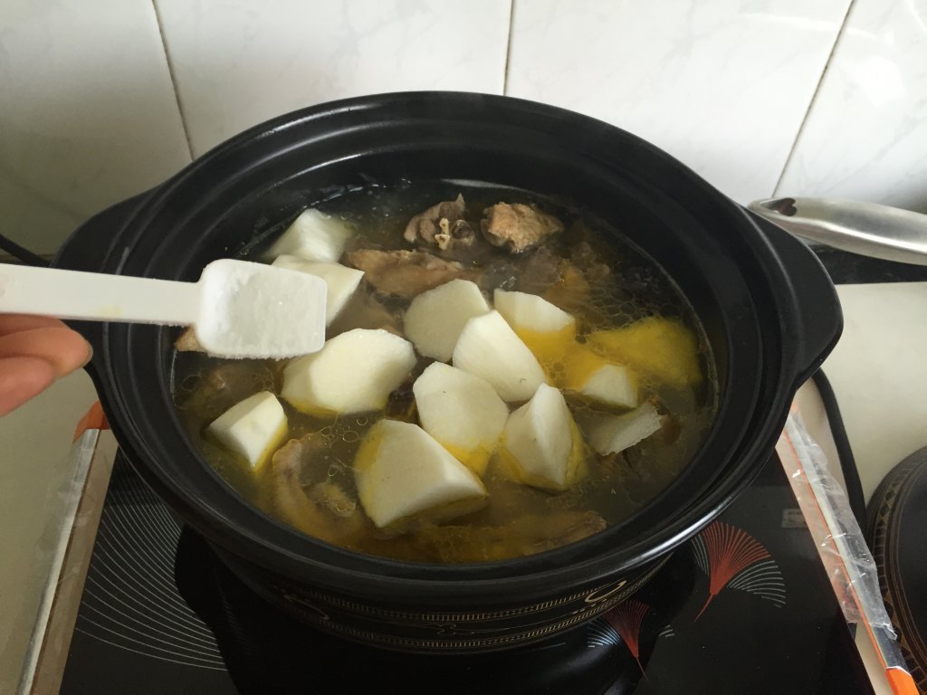 山药蘑菇土鸡汤步骤6