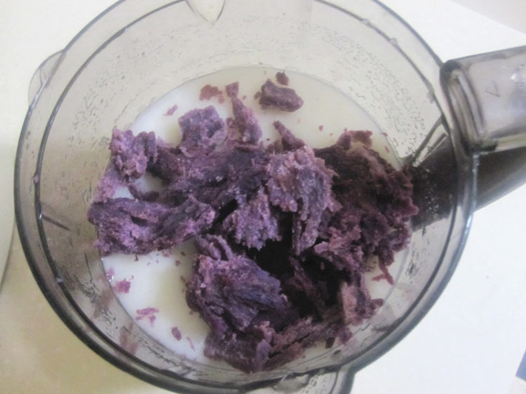 蓝莓紫薯山药步骤4