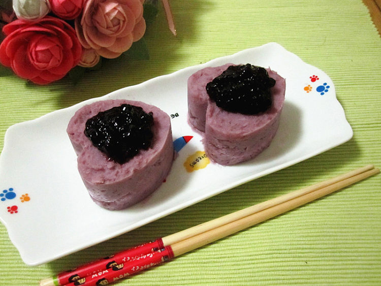 蓝莓紫薯山药步骤7
