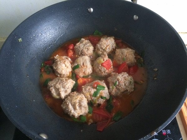 西红柿红烧肉丸步骤12