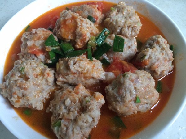 西红柿红烧肉丸步骤13
