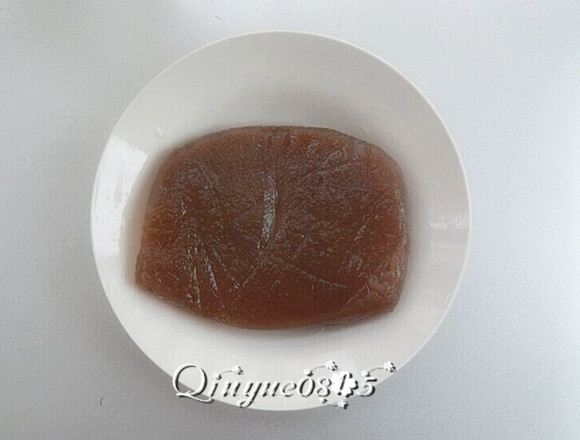 魔竽豆腐炒山药步骤1