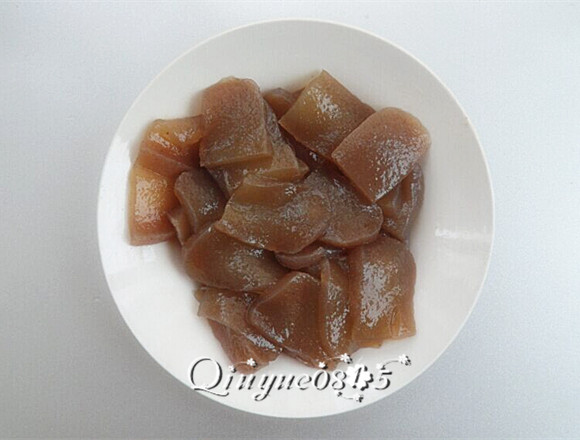 魔竽豆腐炒山药步骤4