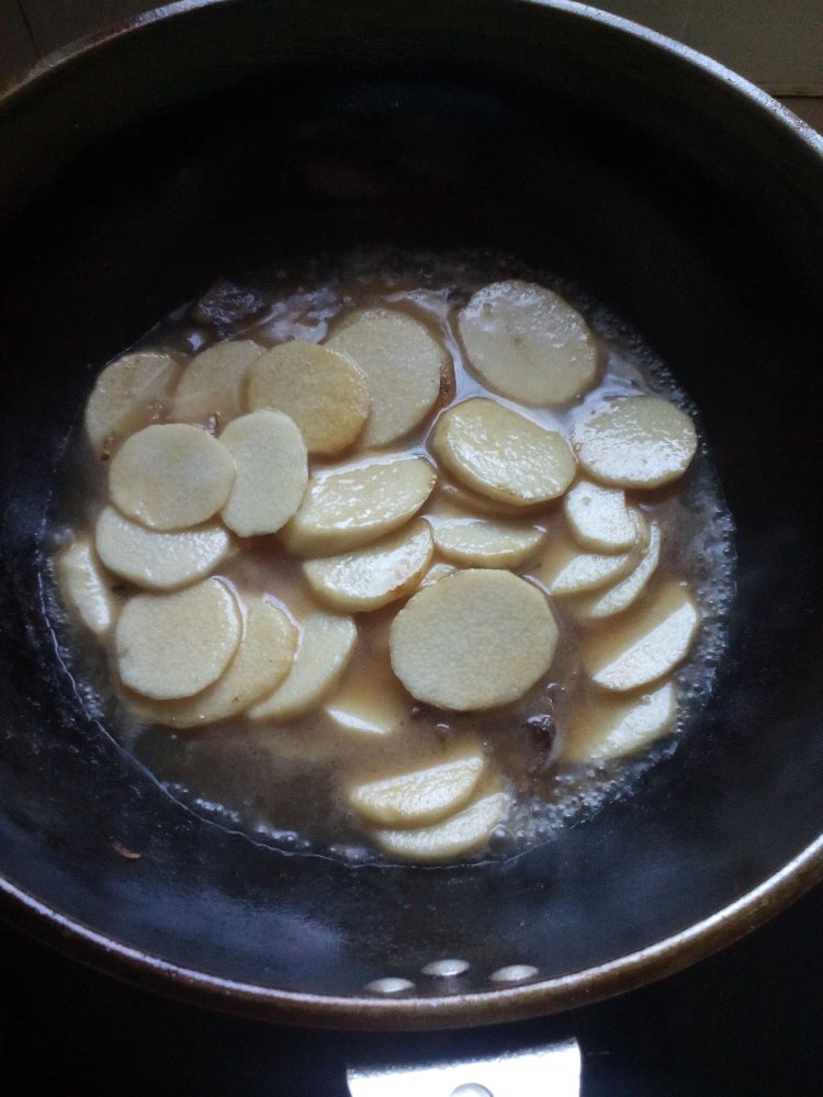 山药炒肉步骤8